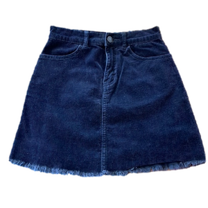 Corduroy skirt black size small